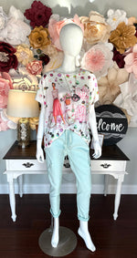 Seafoam Cargo Cuffed Bottoms
