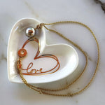 Heart Shaped Trinket Dish