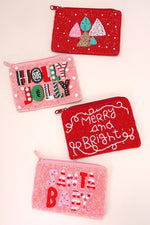 Seed bead pouch