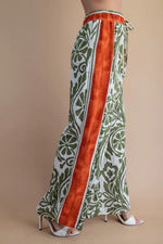 Olive Mix Bold Print Bottoms