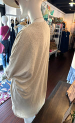 Oatmeal/Grey Cocoon Cardigan