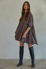 Gray Collared Tunic