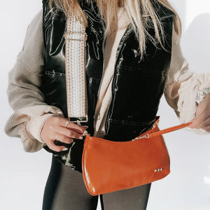 Braided Vegan Leather Crossbody