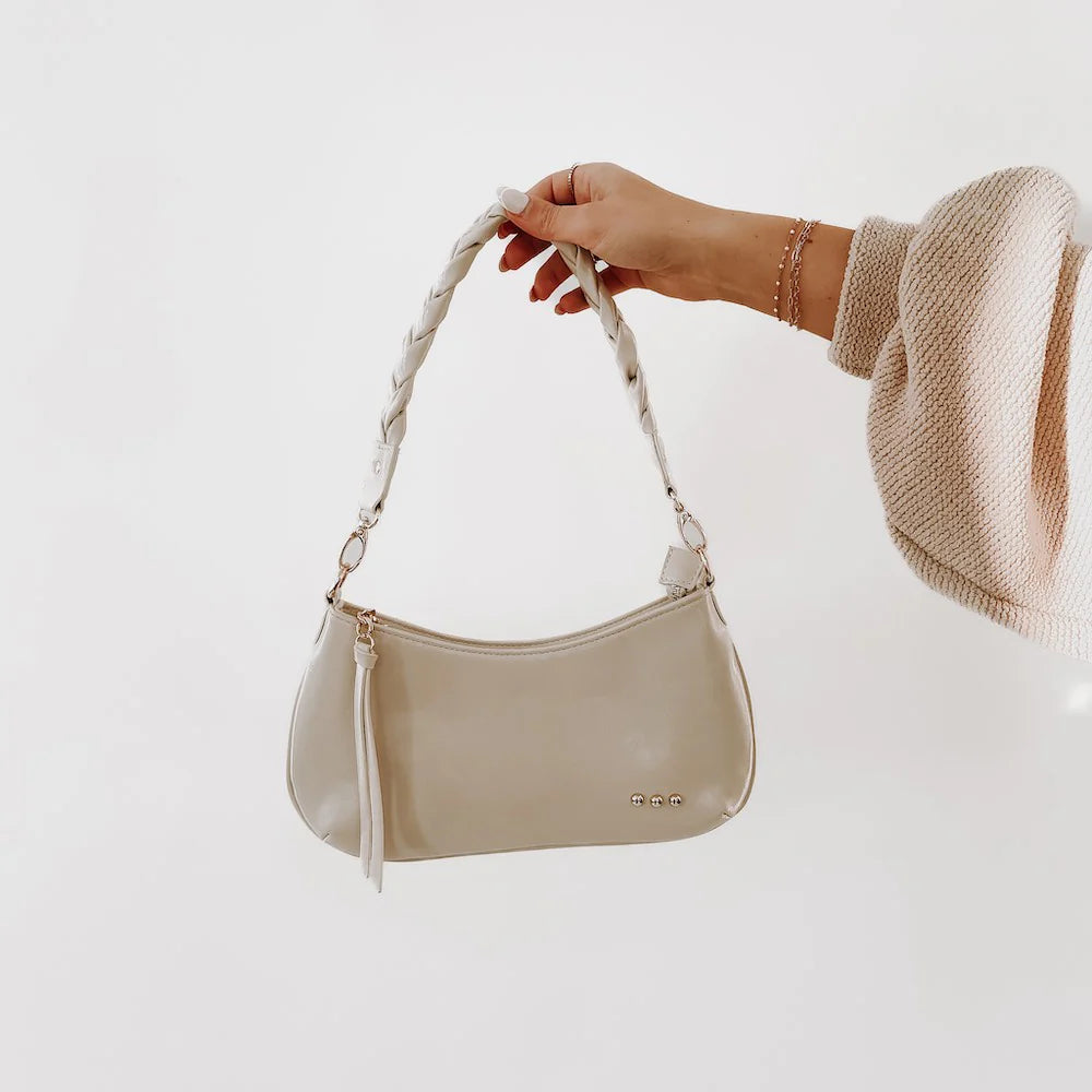 Braided Vegan Leather Crossbody