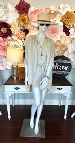 Oatmeal/Grey Cocoon Cardigan