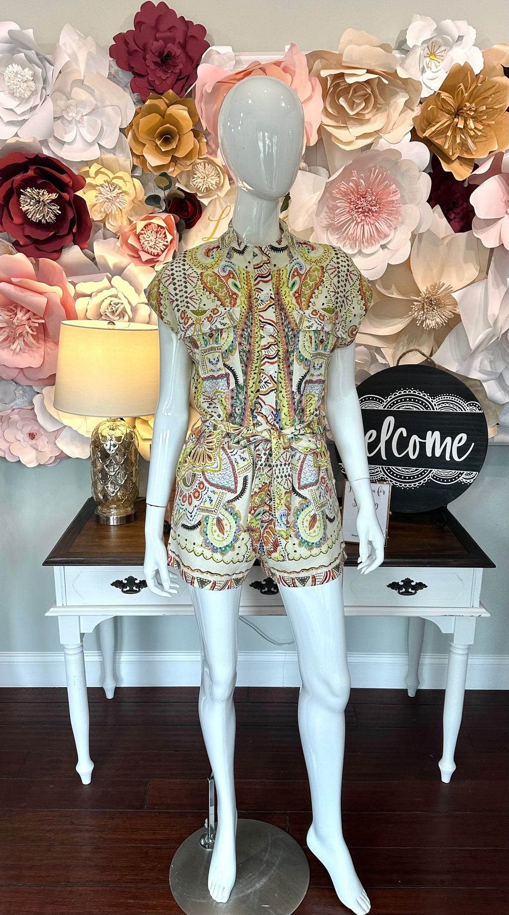 Yellow Multi Romper