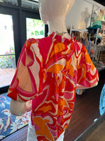 Red, Orange, White multi print