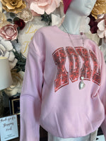 Pink Sweatshirt "XOXO"