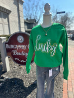 Green "Lucky" Sweatshirt