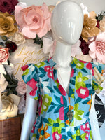 Flower Print Mini Dress