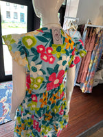Flower Print Mini Dress