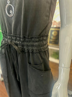 Ash Black Strapless Jumpsuit