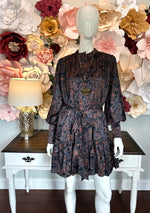 Black/Brown Pasiley Dress