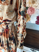 Taupe Multi Pattered Dress