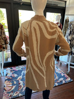 Cream/Beige Pattern Cardigan