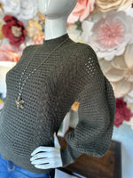 Dark Green Turtleneck Sweater