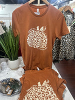 Pumpkin Spice Leopard Pumpkin Tee
