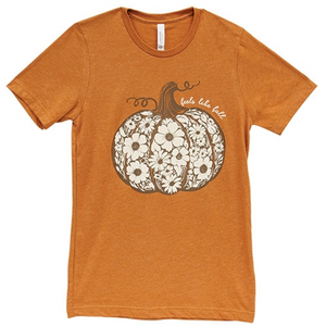 Rust Feels Like Fall Floral tee