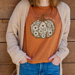 Rust Feels Like Fall Floral tee