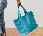 PS Teagan Terry Cloth tote with pouch