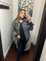 Elan Brand Black Wash Quilted Jacket