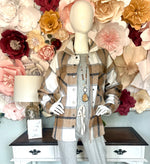Mocha Button Down Jacket