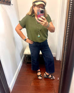 Collar V-Neck top