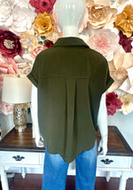 Collar V-Neck top