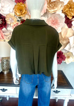 Collar V-Neck top