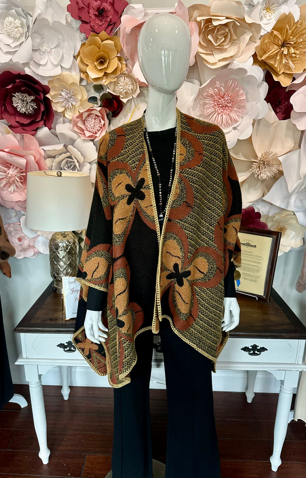 Fall Reversible Wrap