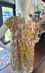 Free People Yellow Tea Combo Dress