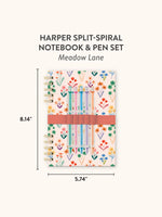 Split-Spiral Notebook & Pen Set