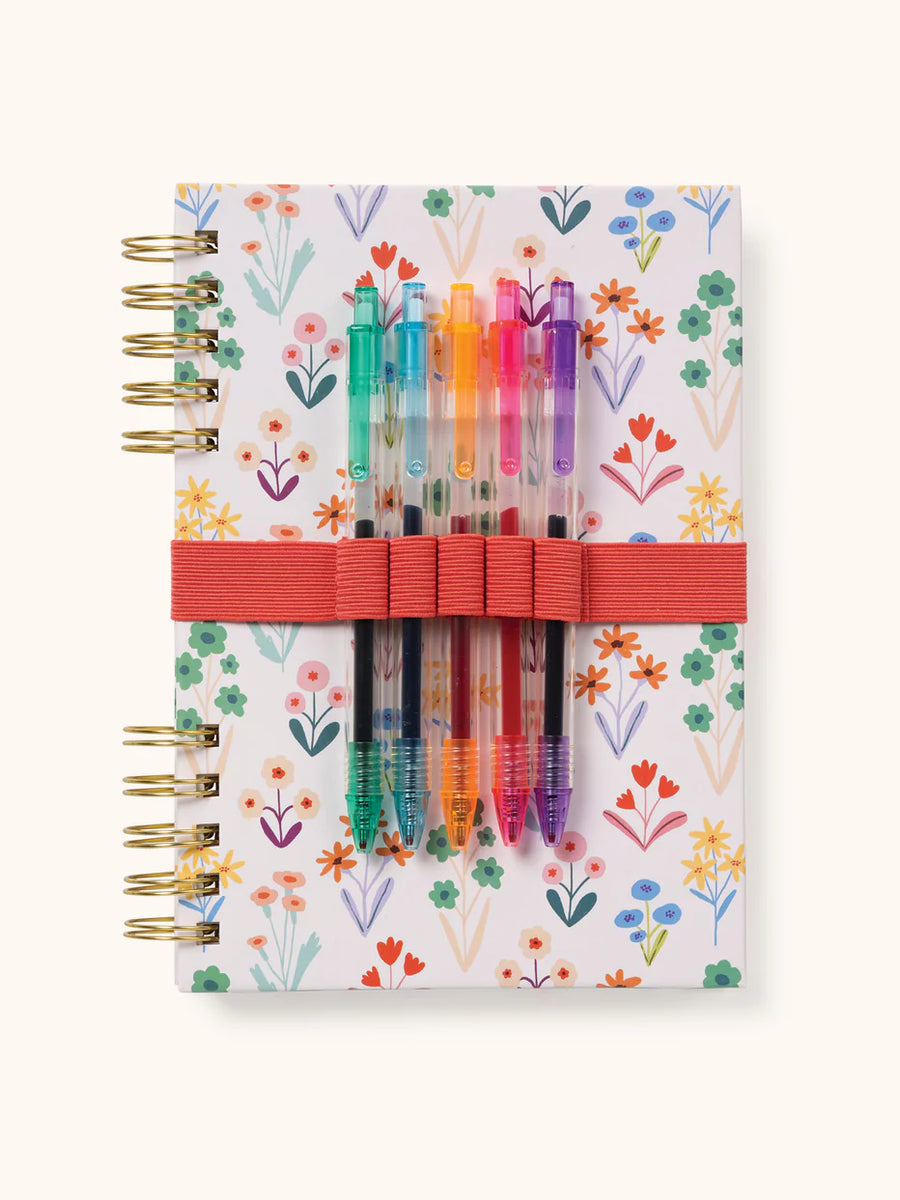 Split-Spiral Notebook & Pen Set – Burgundy Chic Boutique