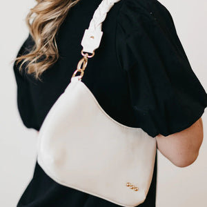 Braided Vegan Leather Crossbody