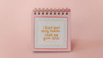 Pink Quotes Calendar