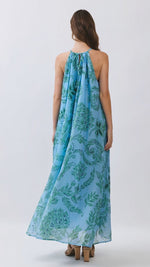 Blue floral Maxi Dress