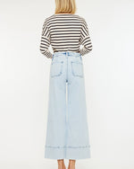 Kancan Cropped Cuffed Wide Leg