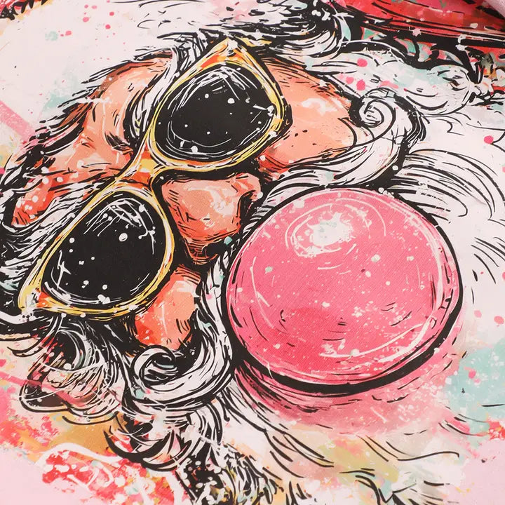 Pink Bubble Gum Santa