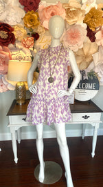 Lavender Multi Sleeveless Dress