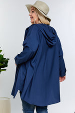 Navy Plus Size Jacket