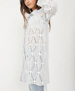 Free People Ivory/Blue Combo