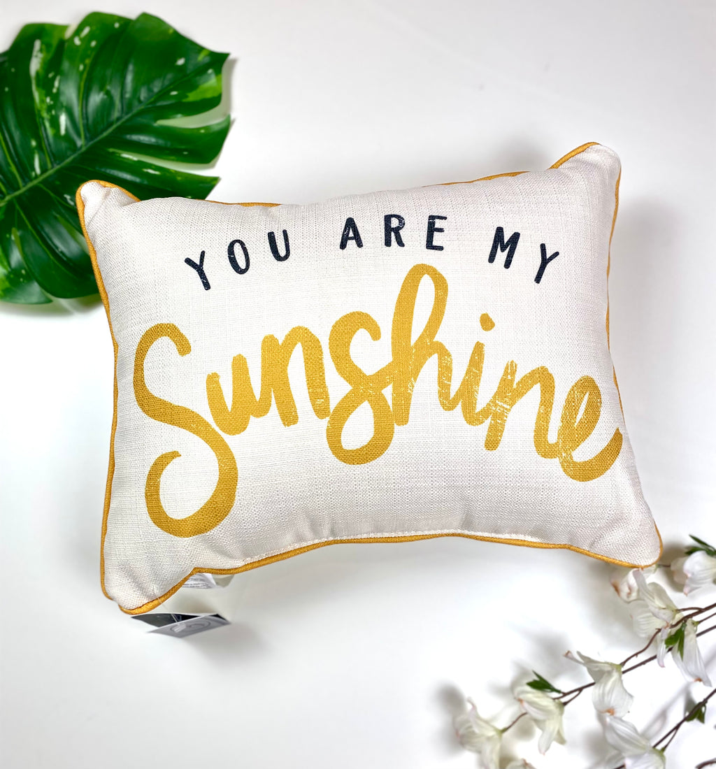 My Sunshine Script Pillow