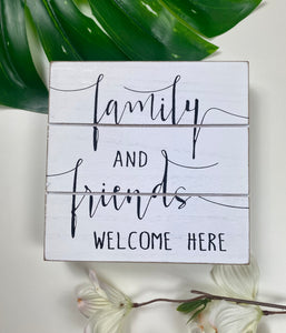 Wood Family & Friends Block