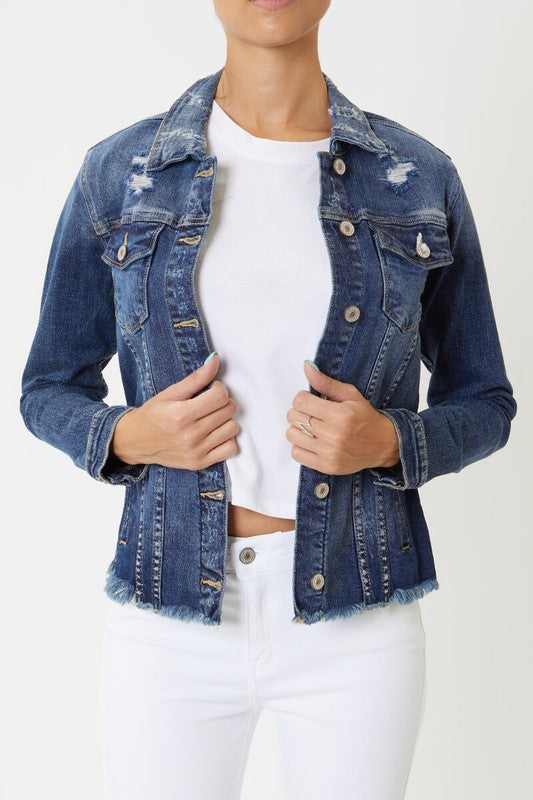 Dark Blue Denim Jacket