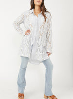 Free People Ivory/Blue Combo
