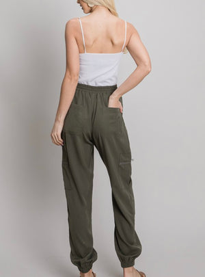 Moss Drawstring Joggers